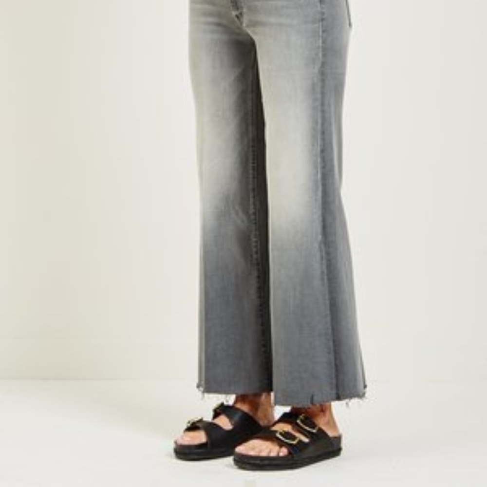 Mother Superior denim- The Roller Ankle Fray- Supermoon